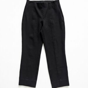 Quince Black High-Rise Ponte Ankle Pants - Size Medium - 21" Inseam